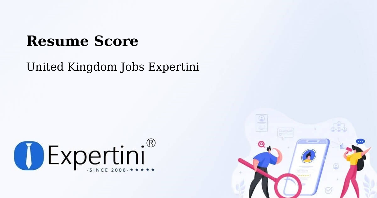 Resume Score & Job Description Match Tool – Bromyard - United Kingdom Jobs Expertini